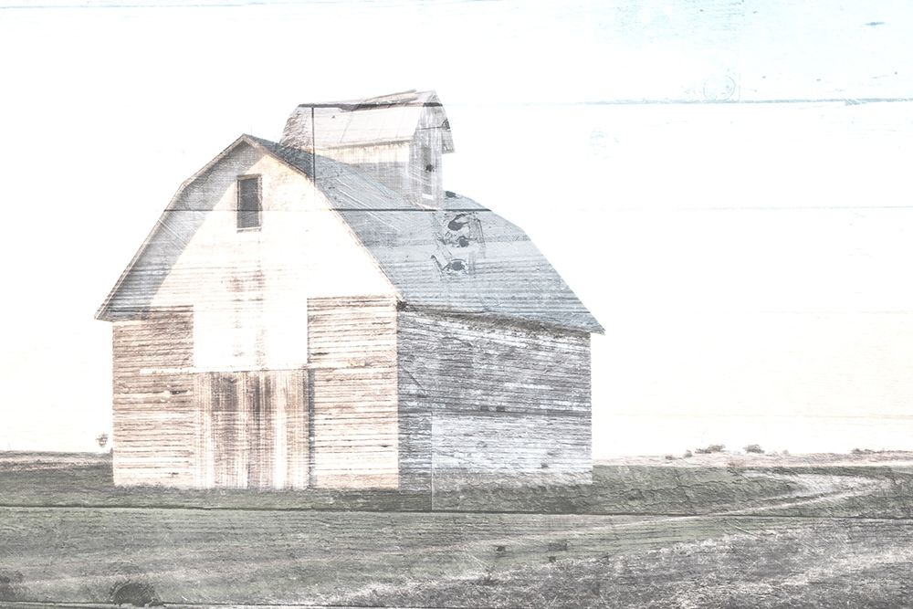 Sunset White Barn art print by Milli Villa for $57.95 CAD