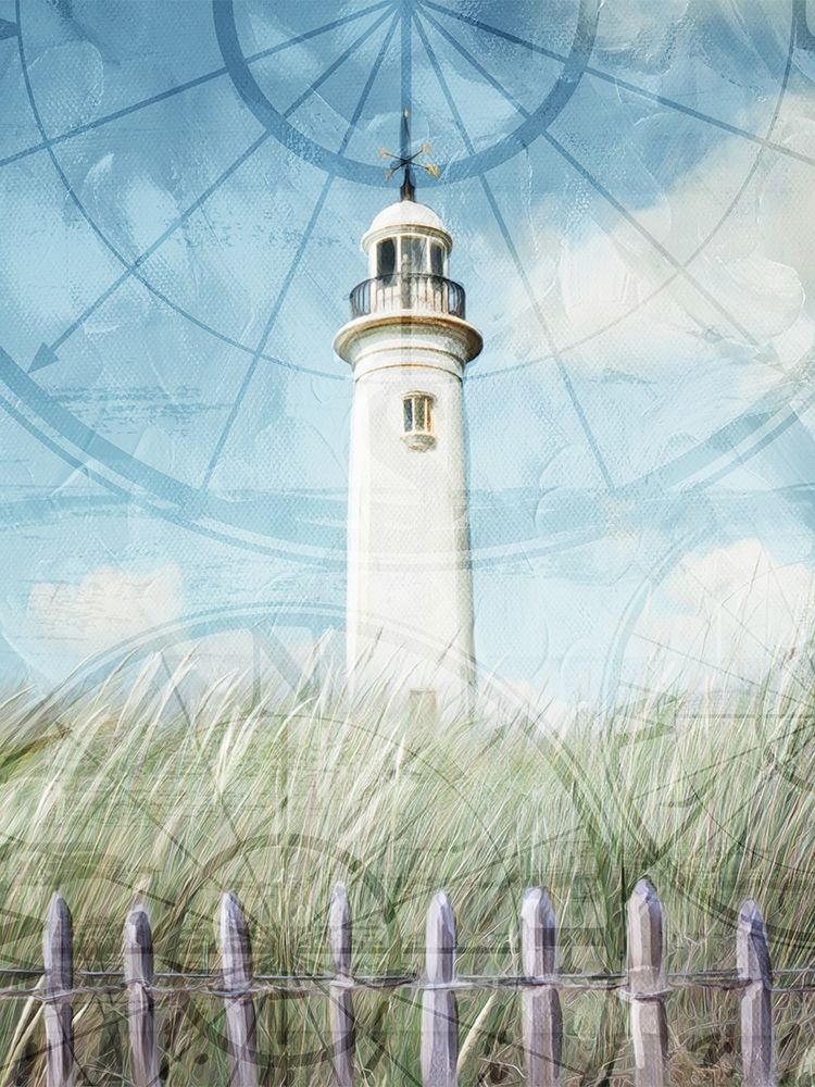 Light House Up On The Hill art print by Milli Villa for $57.95 CAD