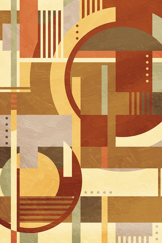 Geo Puzzle Cream art print by Milli Villa for $57.95 CAD