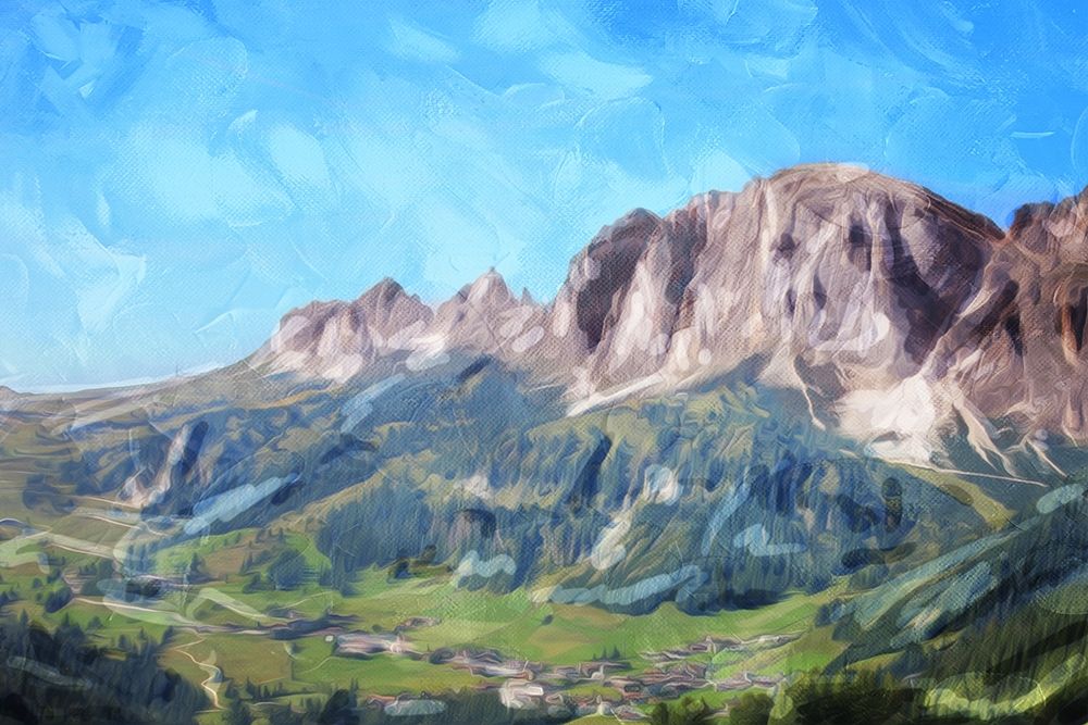 Mountain In The Distance art print by Milli Villa for $57.95 CAD