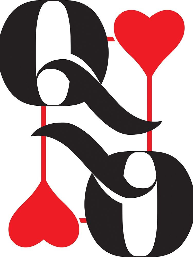 Queen Of Hearts art print by Milli Villa for $57.95 CAD