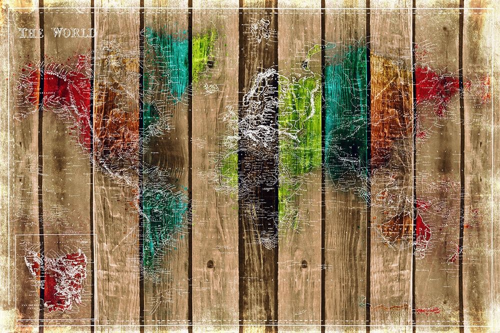 Colorful World art print by Milli Villa for $57.95 CAD