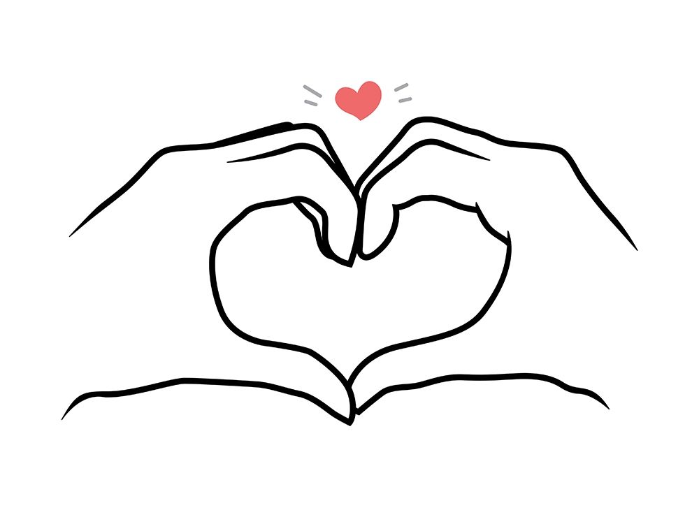Heart art print by Milli Villa for $57.95 CAD