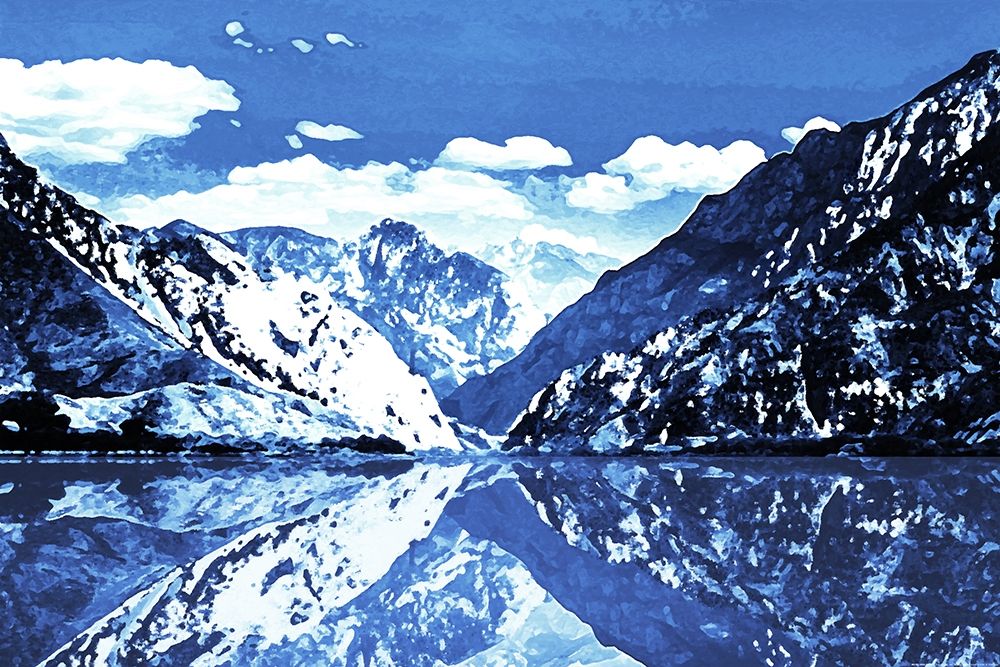 Blue Mountain art print by Milli Villa for $57.95 CAD