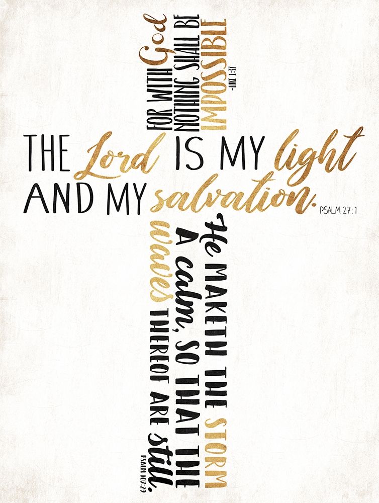 Three Quote Cross art print by Milli Villa for $57.95 CAD