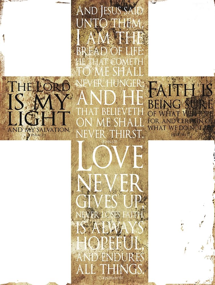 Text Gold Cross art print by Milli Villa for $57.95 CAD