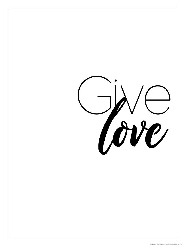 Give Love art print by Milli Villa for $57.95 CAD