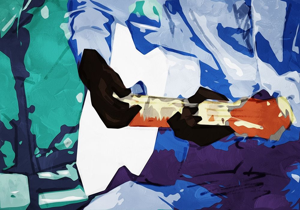 Guitar Play art print by Milli Villa for $57.95 CAD