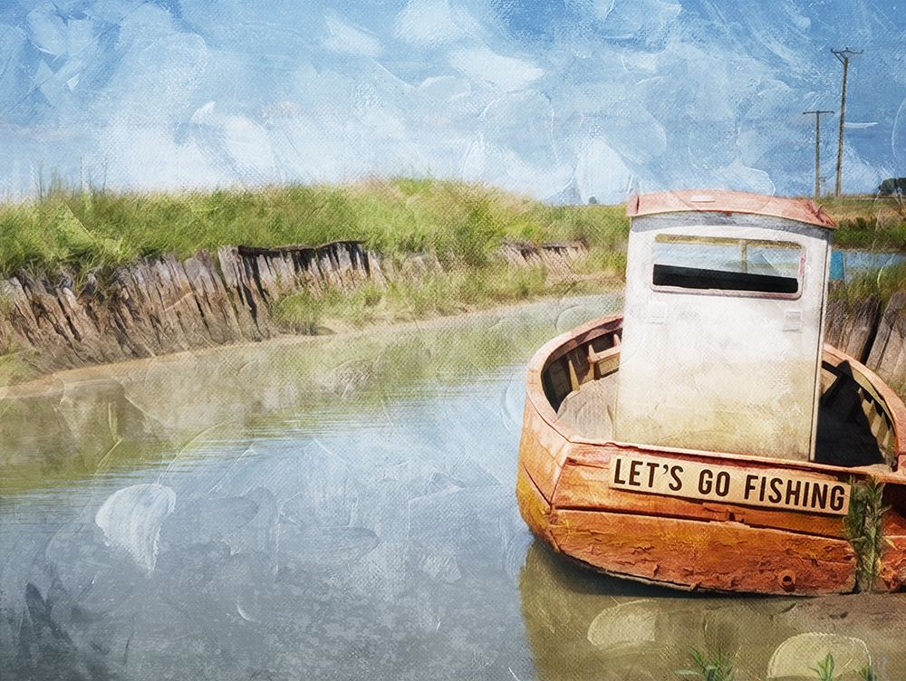 Lets Go Fishing art print by Milli Villa for $57.95 CAD