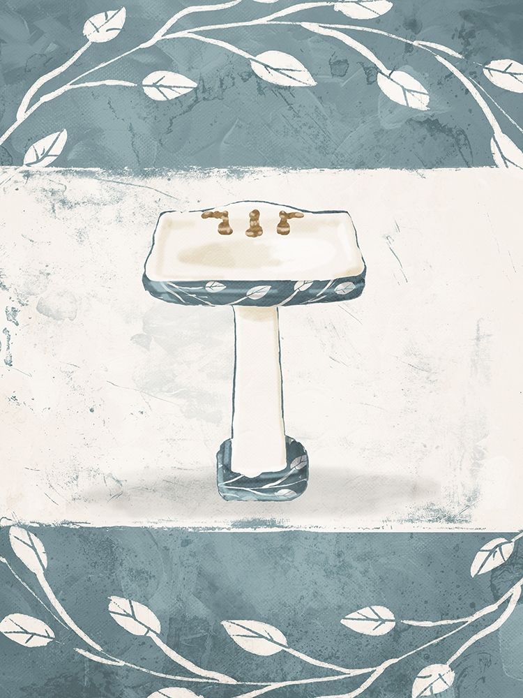 Floral Sink art print by Milli Villa for $57.95 CAD