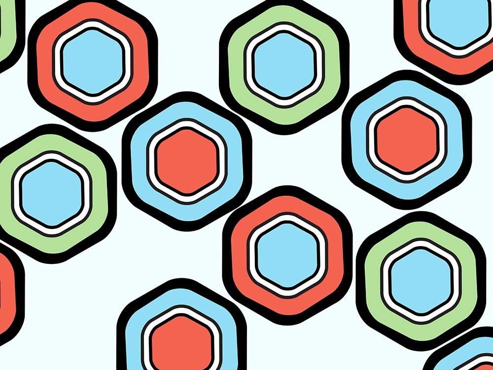 Colorful Honey art print by Milli Villa for $57.95 CAD