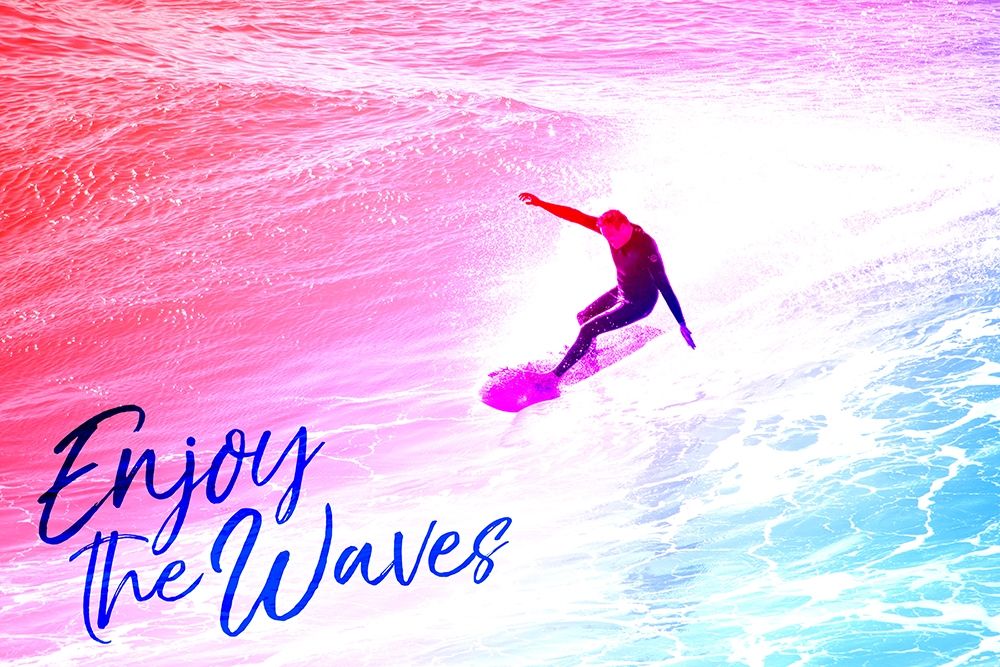 Enjoy the Waves art print by Milli Villa for $57.95 CAD