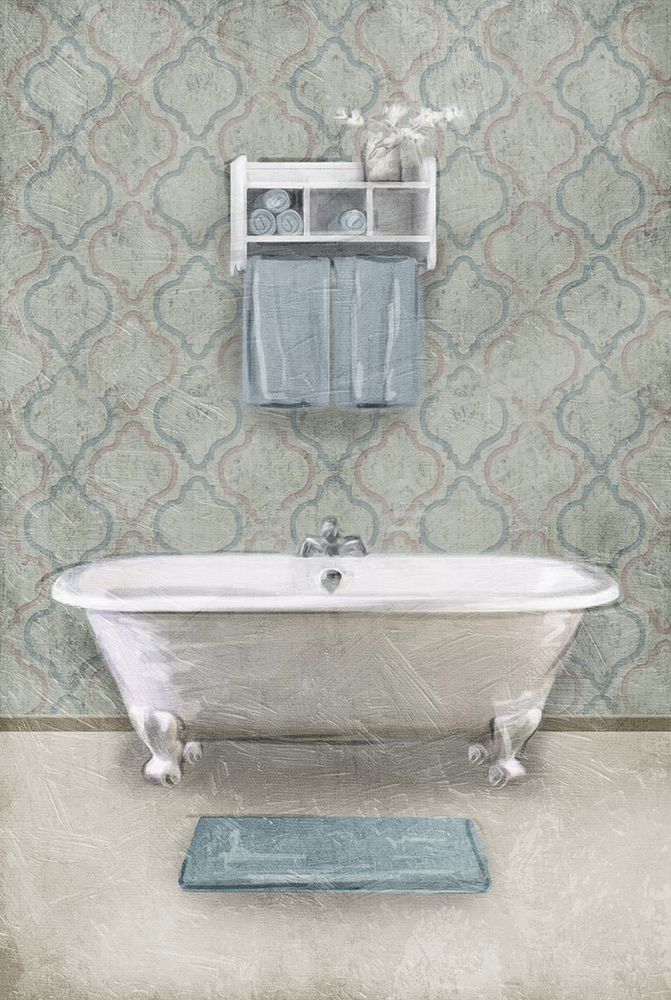 Vintage Bath art print by Milli Villa for $57.95 CAD