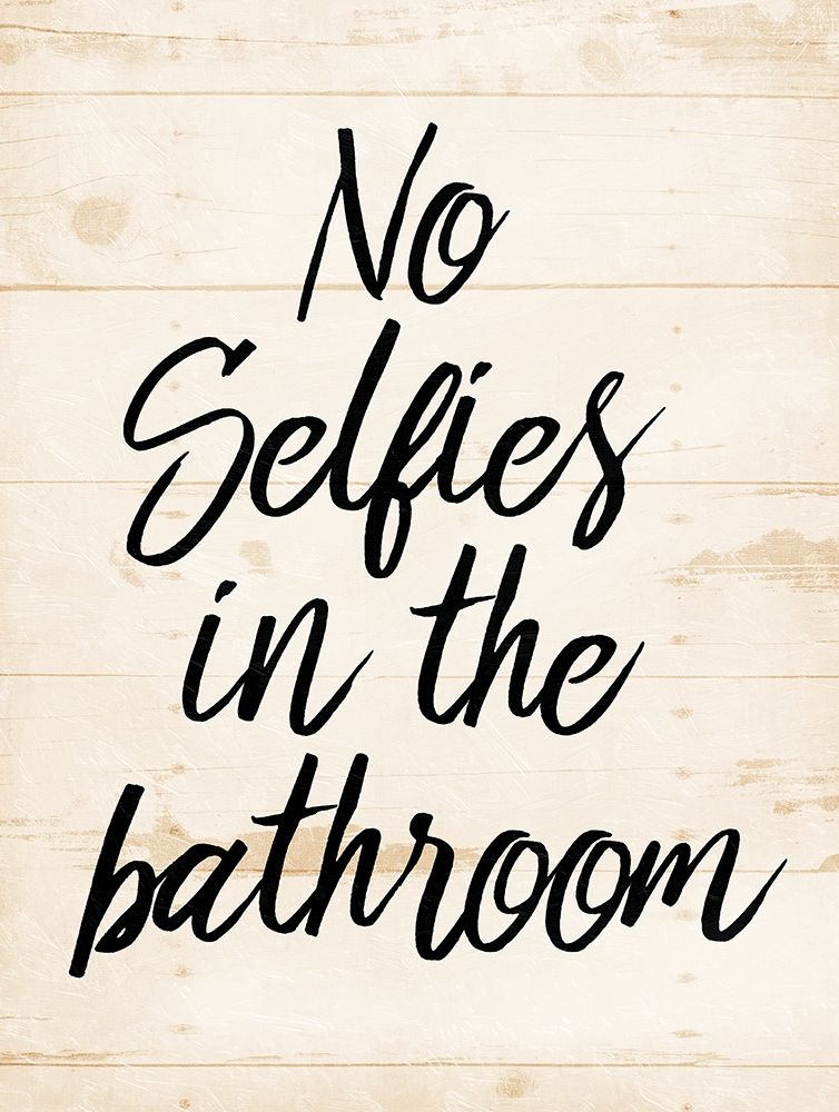 No Selfies art print by Milli Villa for $57.95 CAD