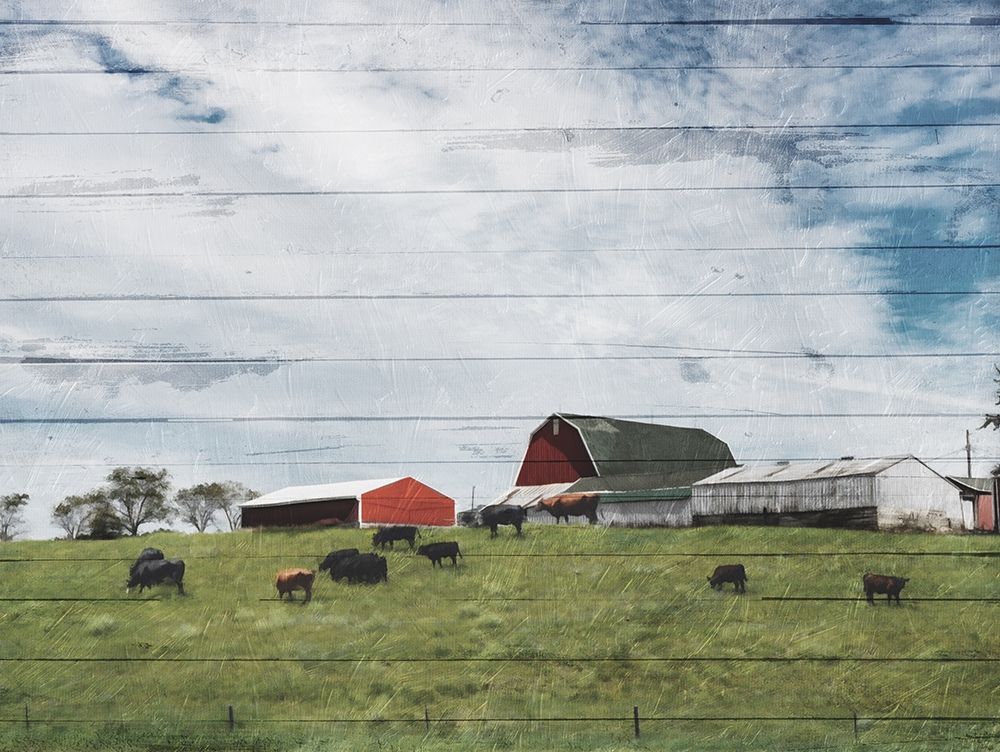 Farmhouse On The Hill art print by Milli Villa for $57.95 CAD
