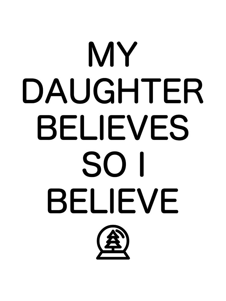 Daughter Believes art print by Milli Villa for $57.95 CAD