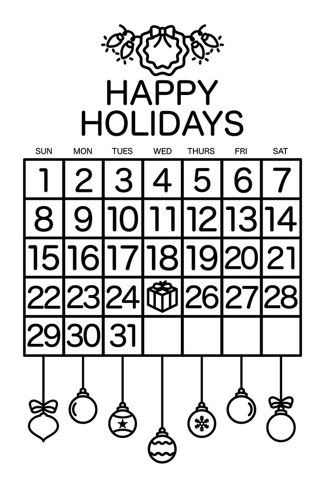 Happy Holidays art print by Milli Villa for $57.95 CAD