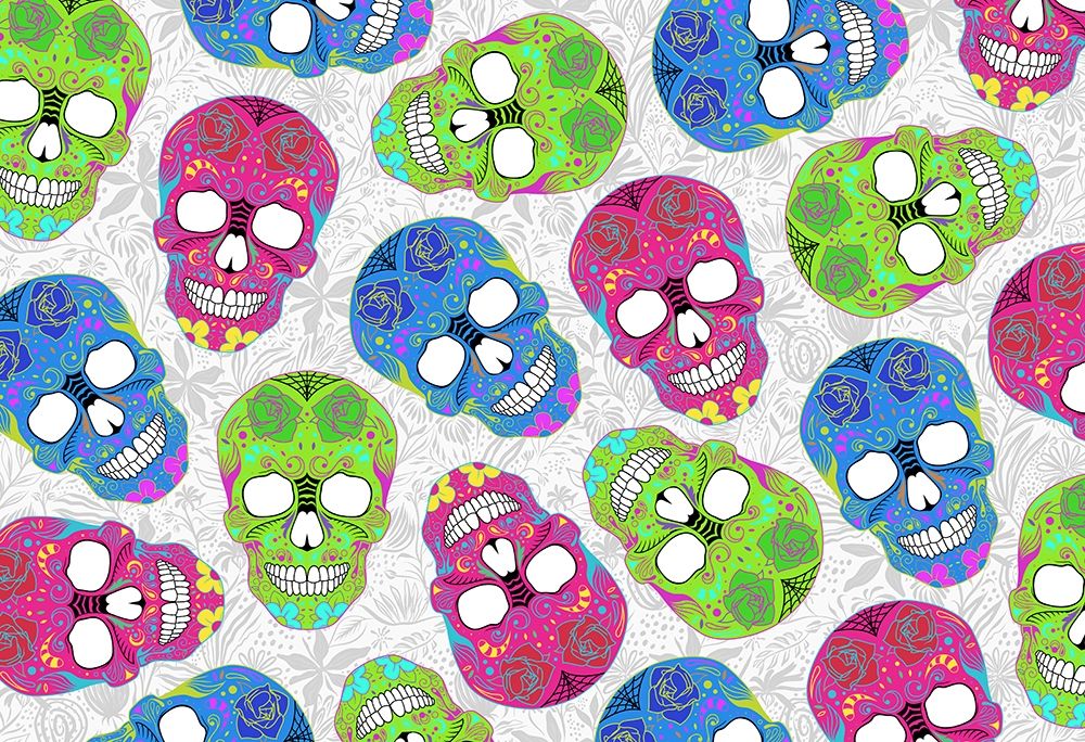 Fun Skulls art print by Milli Villa for $57.95 CAD