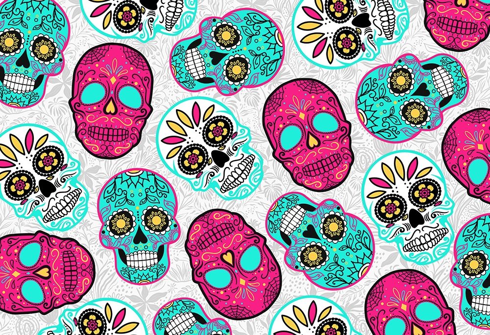 More Fun Skulls art print by Milli Villa for $57.95 CAD