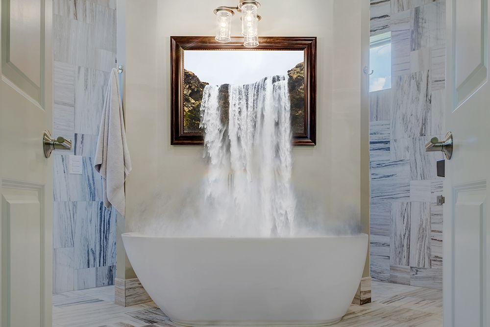 Waterfall In The Bath art print by Milli Villa for $57.95 CAD