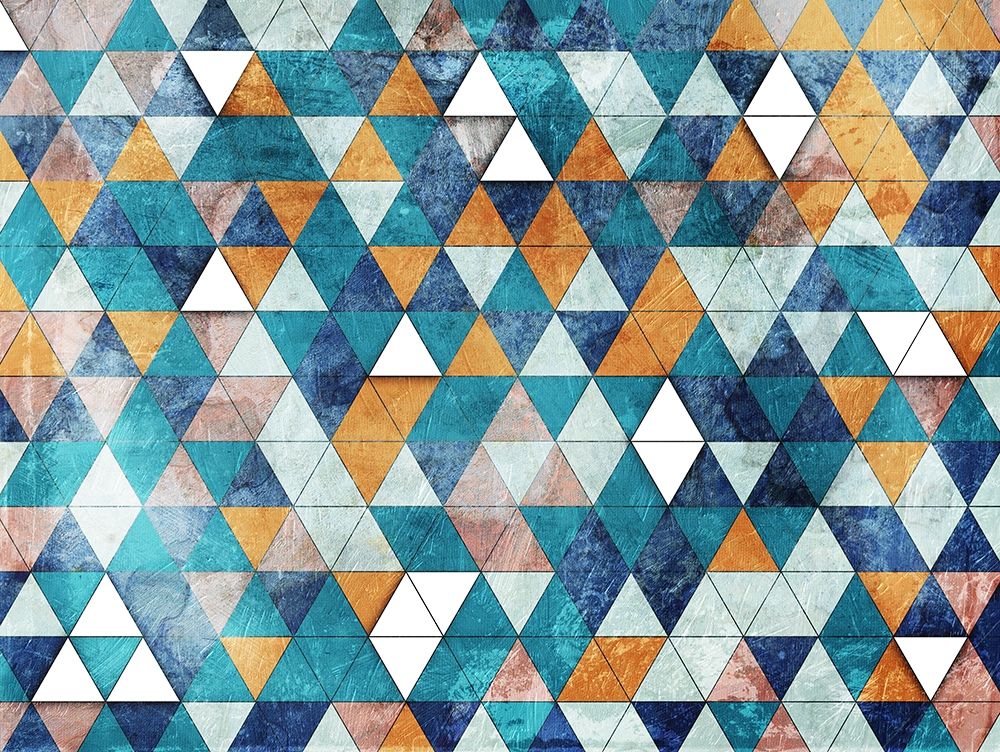 Teal Tri Pops art print by Milli Villa for $57.95 CAD