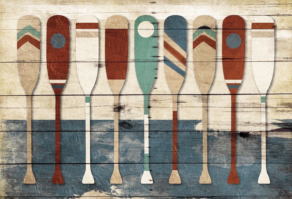 Oar Wall Two art print by Milli Villa for $57.95 CAD