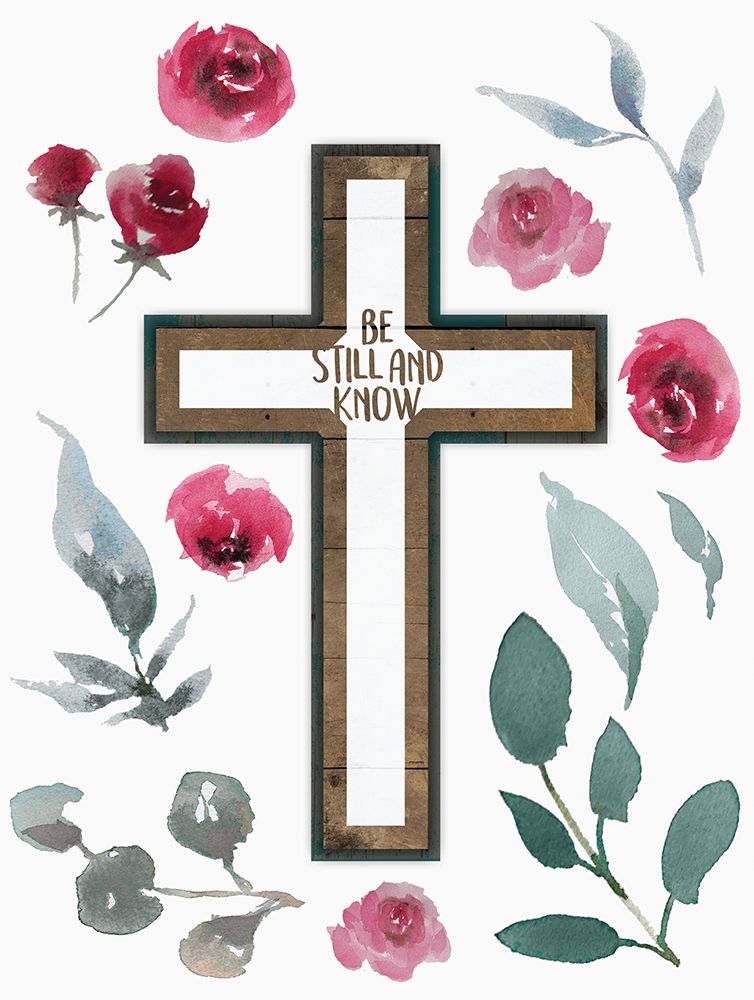 Be Still Cross art print by Milli Villa for $57.95 CAD