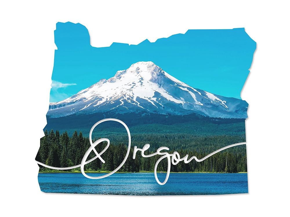 Oregon Mountain art print by Milli Villa for $57.95 CAD