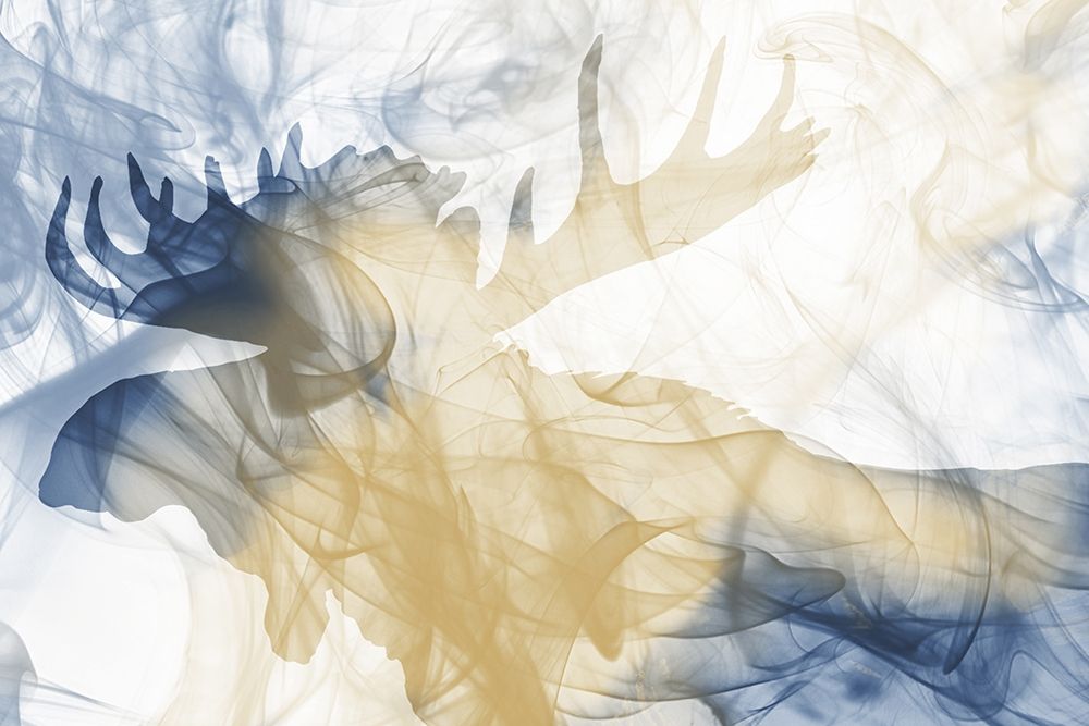 Moose Smoke Mate art print by Milli Villa for $57.95 CAD