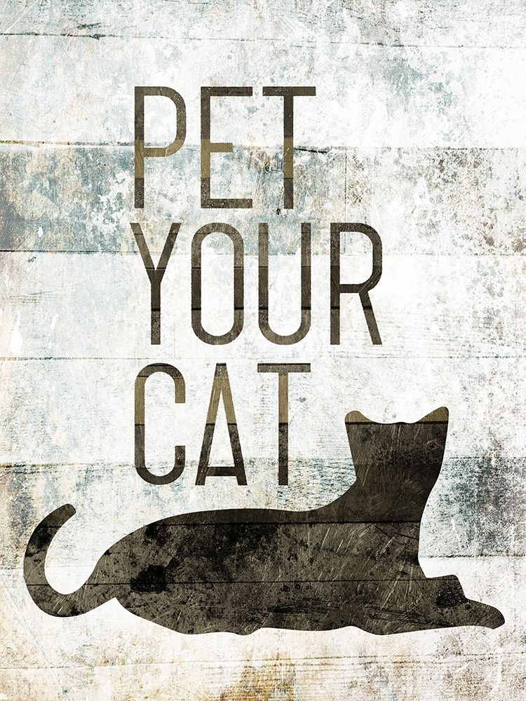 Pet Your Cat art print by Milli Villa for $57.95 CAD