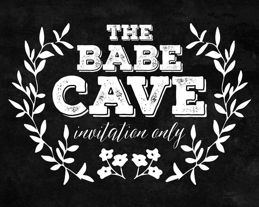The Babe Cave White art print by Milli Villa for $57.95 CAD