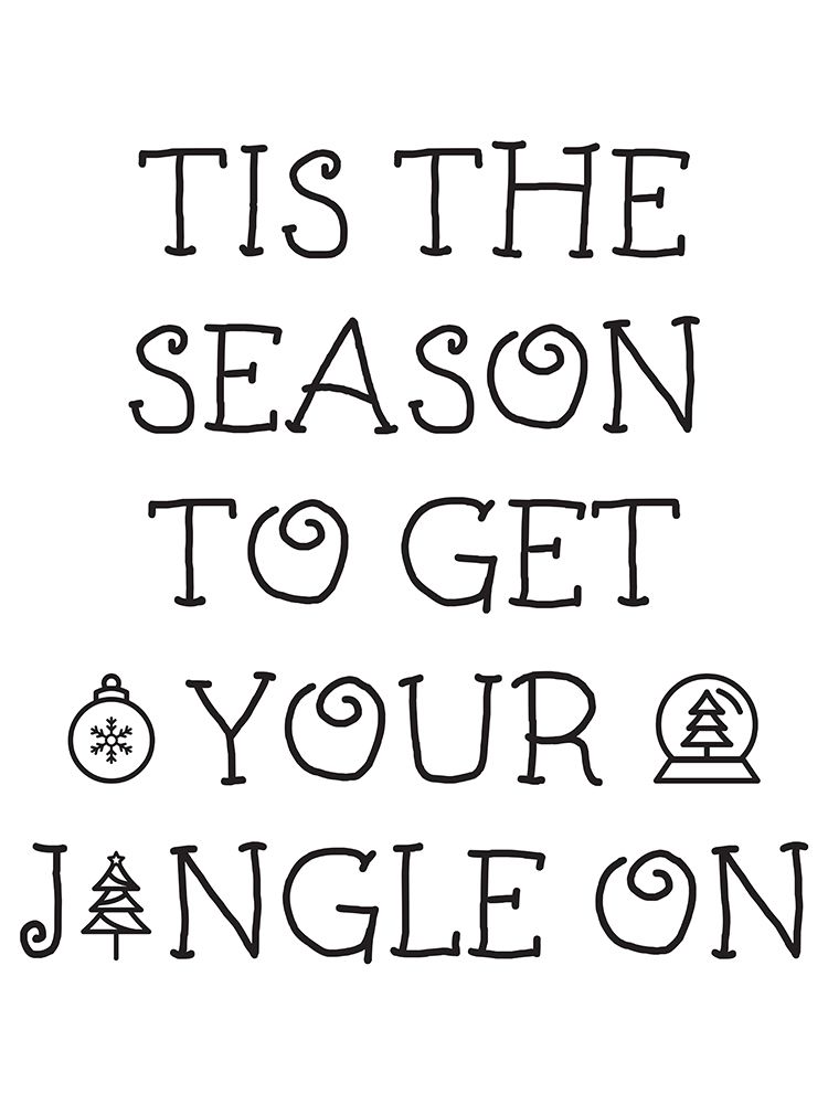 Jingle On art print by Milli Villa for $57.95 CAD
