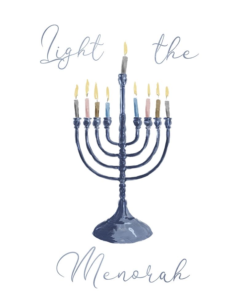 Light The Menorah art print by Milli Villa for $57.95 CAD