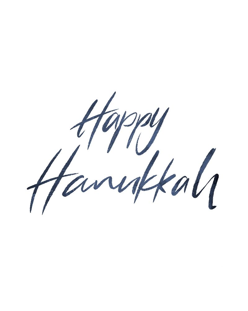 Happy Hanukkah Word art print by Milli Villa for $57.95 CAD