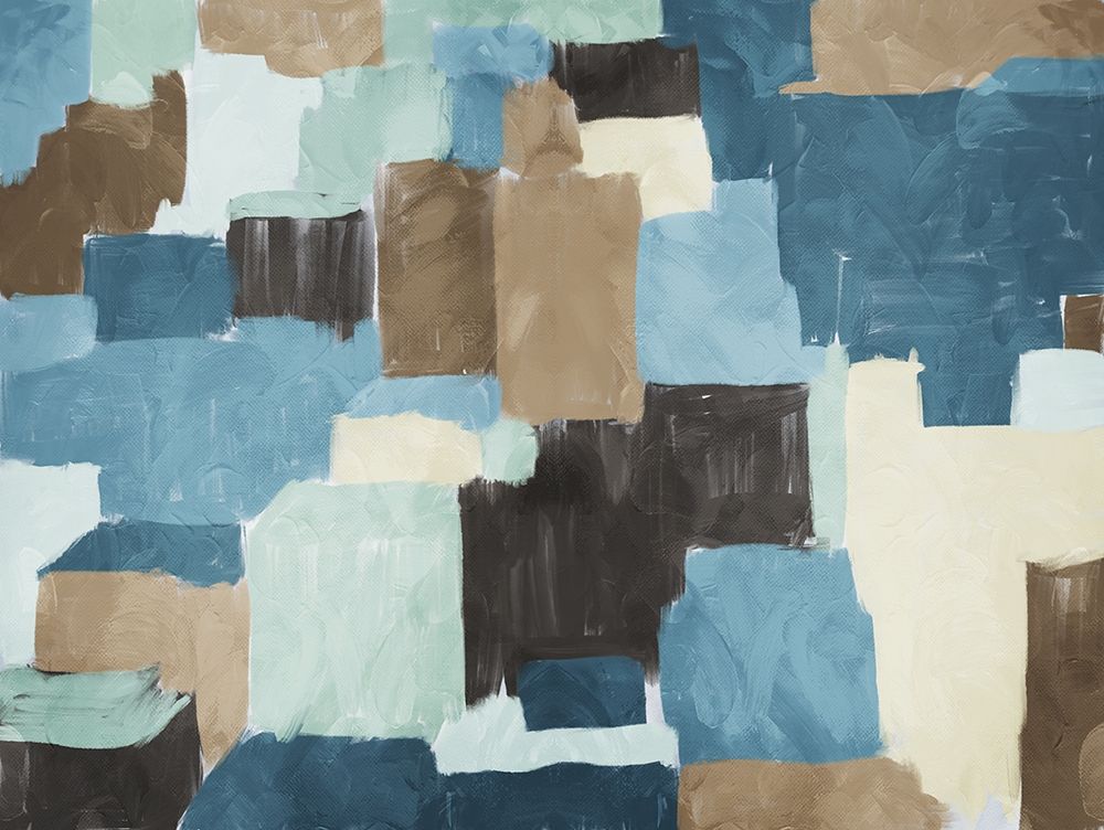 Block Abstract art print by Milli Villa for $57.95 CAD