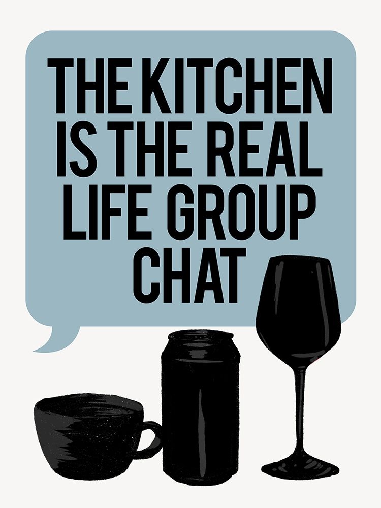 Bubble Kitchen Group Chat art print by Milli Villa for $57.95 CAD