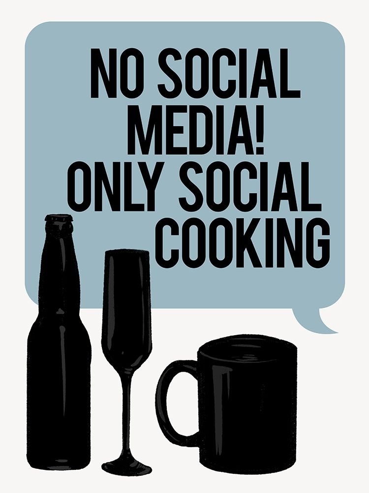 Bubble No Social Media art print by Milli Villa for $57.95 CAD