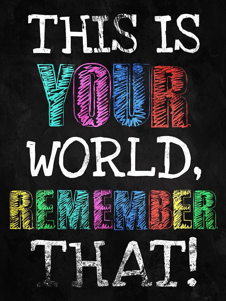 Your World art print by Milli Villa for $57.95 CAD