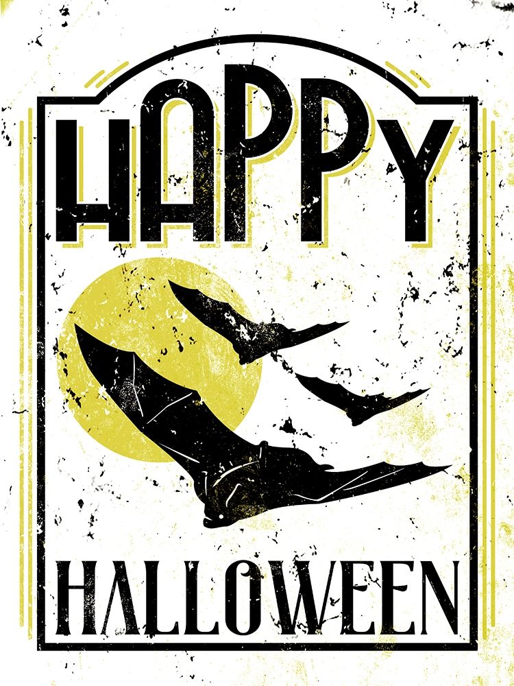 Happy Bat art print by Milli Villa for $57.95 CAD