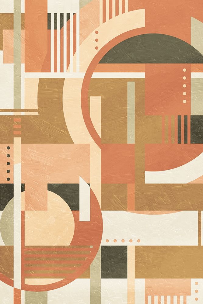 Geo Puzzle Boho Style art print by Milli Villa for $57.95 CAD