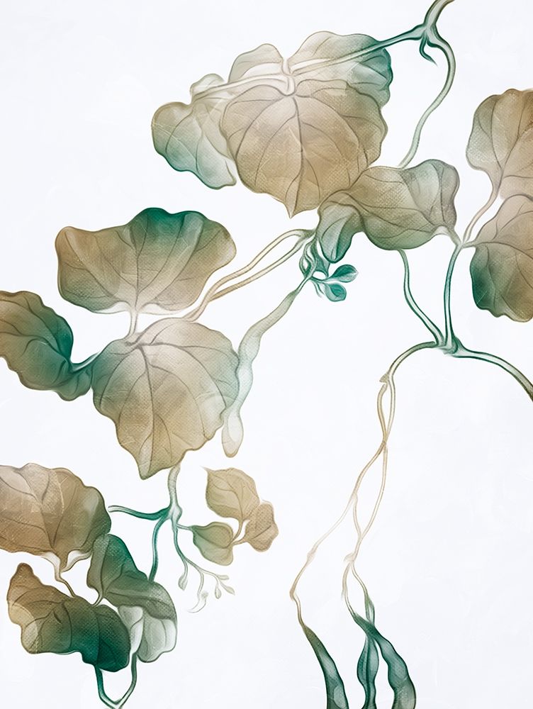 Windy Autumn Leaves 1 art print by Milli Villa for $57.95 CAD