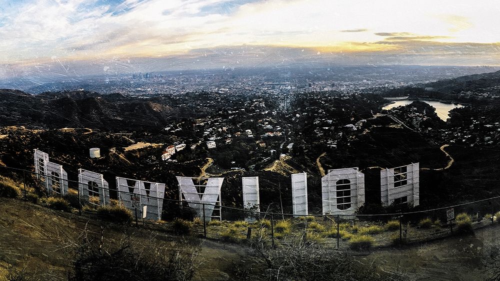 Hollywood View art print by Milli Villa for $57.95 CAD
