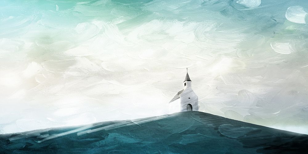 Church On A Hill art print by Milli Villa for $57.95 CAD