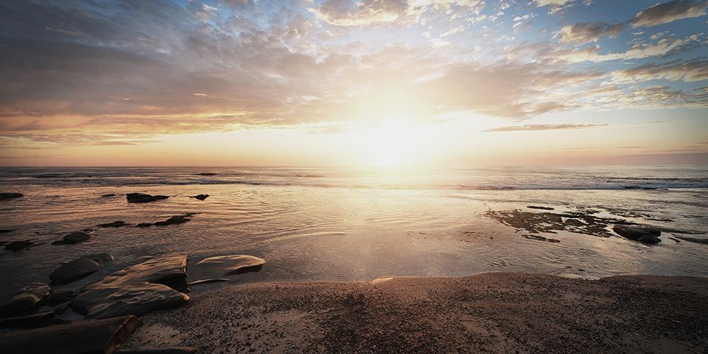 Walk On The Beach art print by Milli Villa for $57.95 CAD