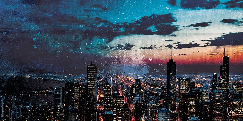 Chicago Skyline Hues art print by Milli Villa for $57.95 CAD