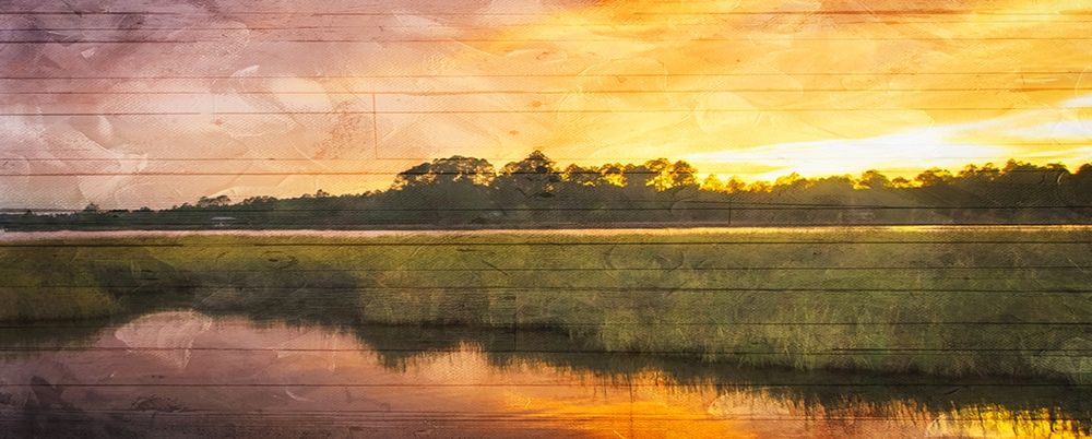 Marsh Sunset art print by Milli Villa for $57.95 CAD