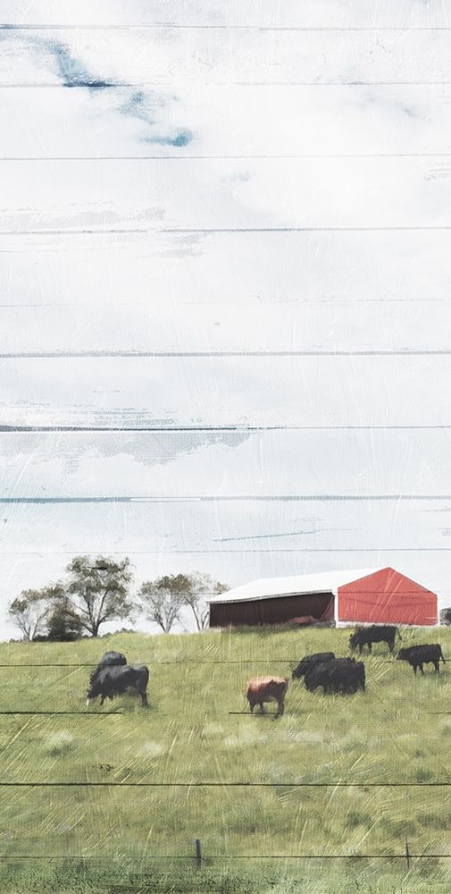 Farm On The Hill art print by Milli Villa for $57.95 CAD