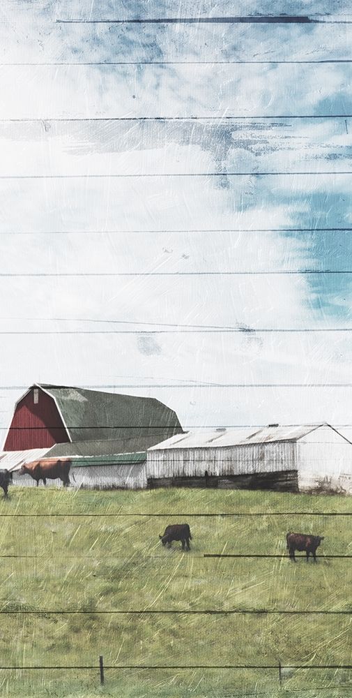 Farm On The Hill Mate art print by Milli Villa for $57.95 CAD