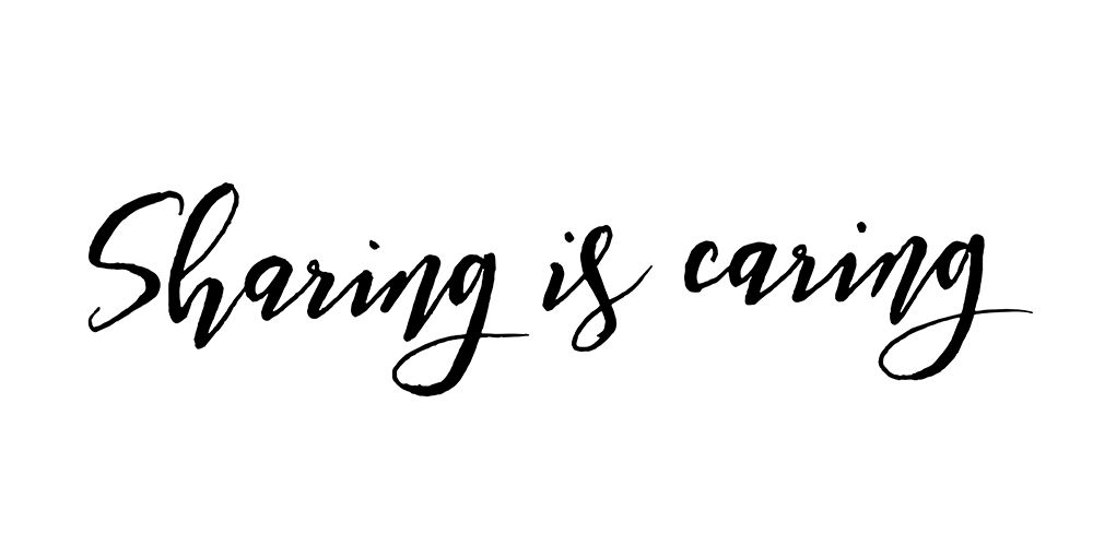 Sharing Is Caring art print by Milli Villa for $57.95 CAD
