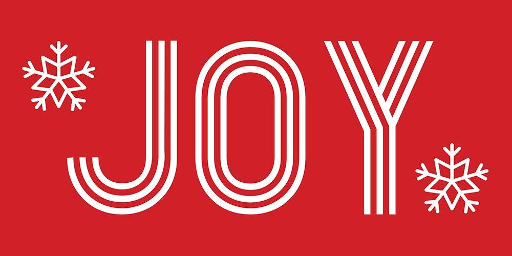 Joy Snowflakes art print by Milli Villa for $57.95 CAD